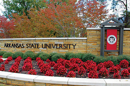 Arkansas State Univ sign