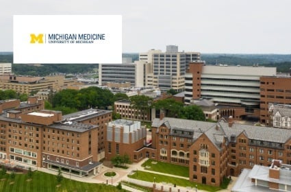 University of Michigan Medical Center Campus and logo