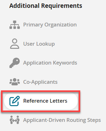 reference letters