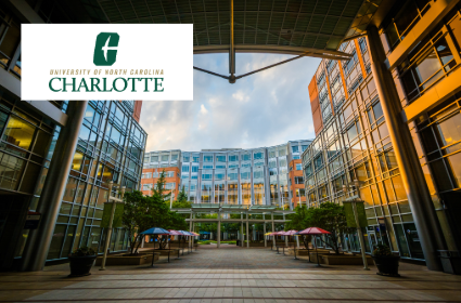 UNC Charlotte campus and logo