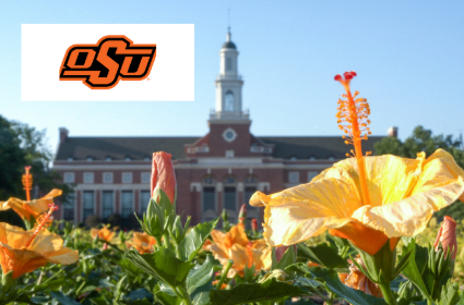 Oklahoma State University campus and logo