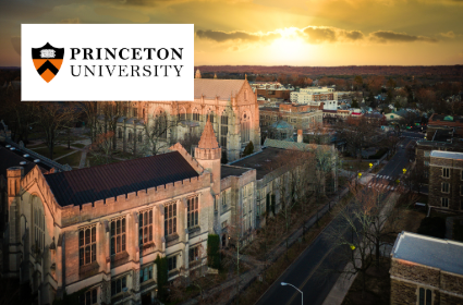 Princeton University building and logo