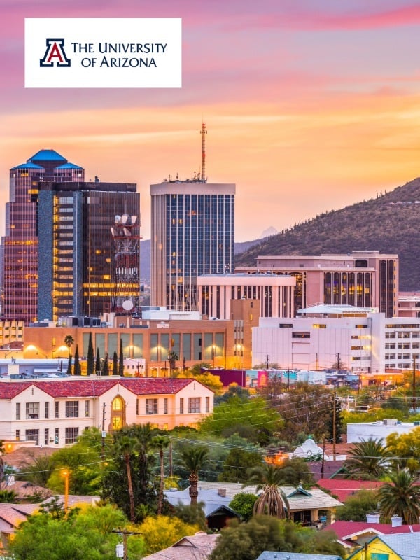 University of Arizona campus and logo